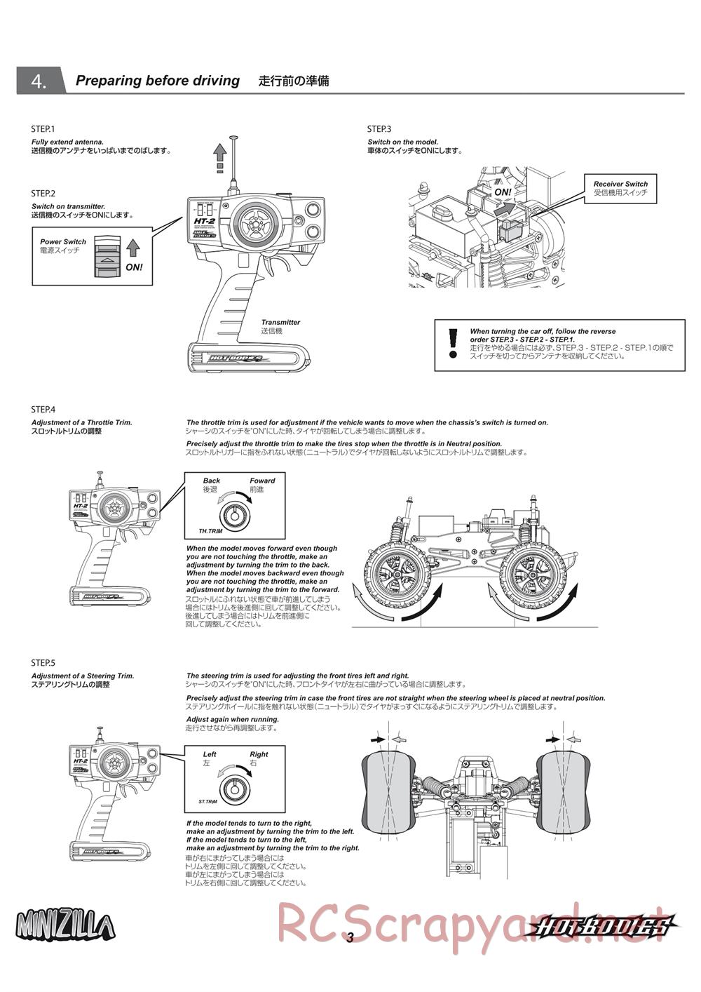 Hot Bodies - Minizilla - Manual - Page 3