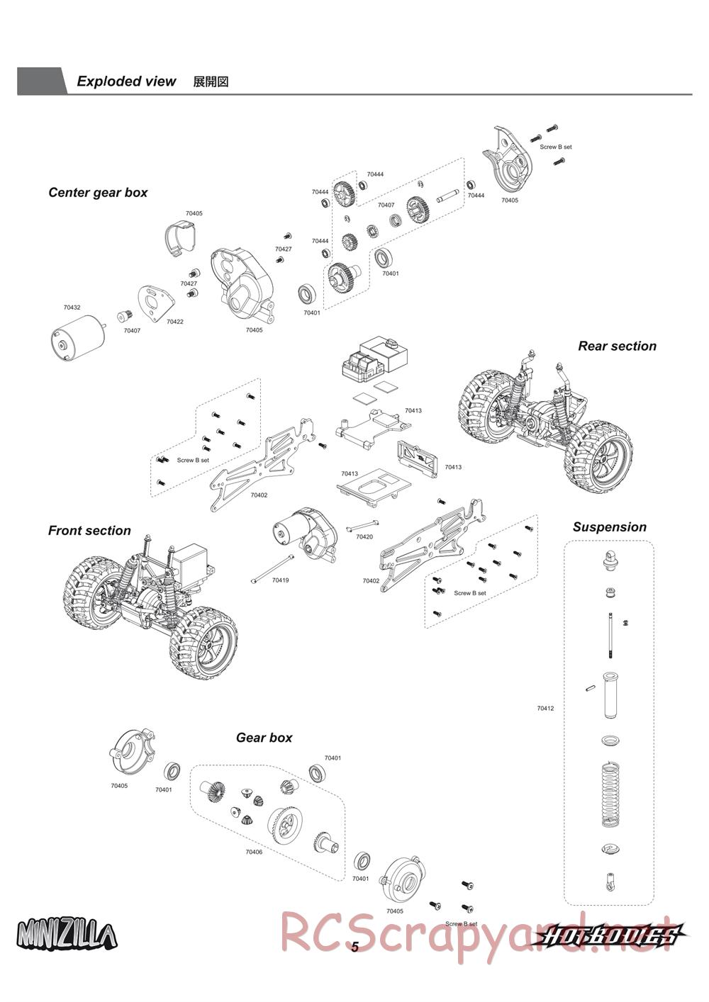 Hot Bodies - Minizilla - Manual - Page 5