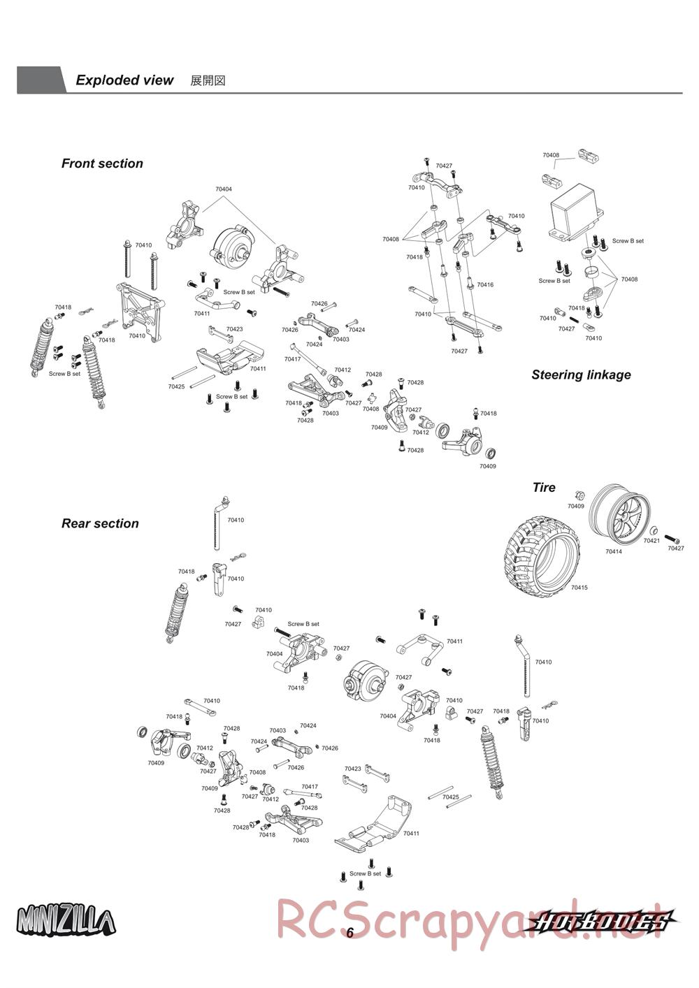 Hot Bodies - Minizilla - Manual - Page 6