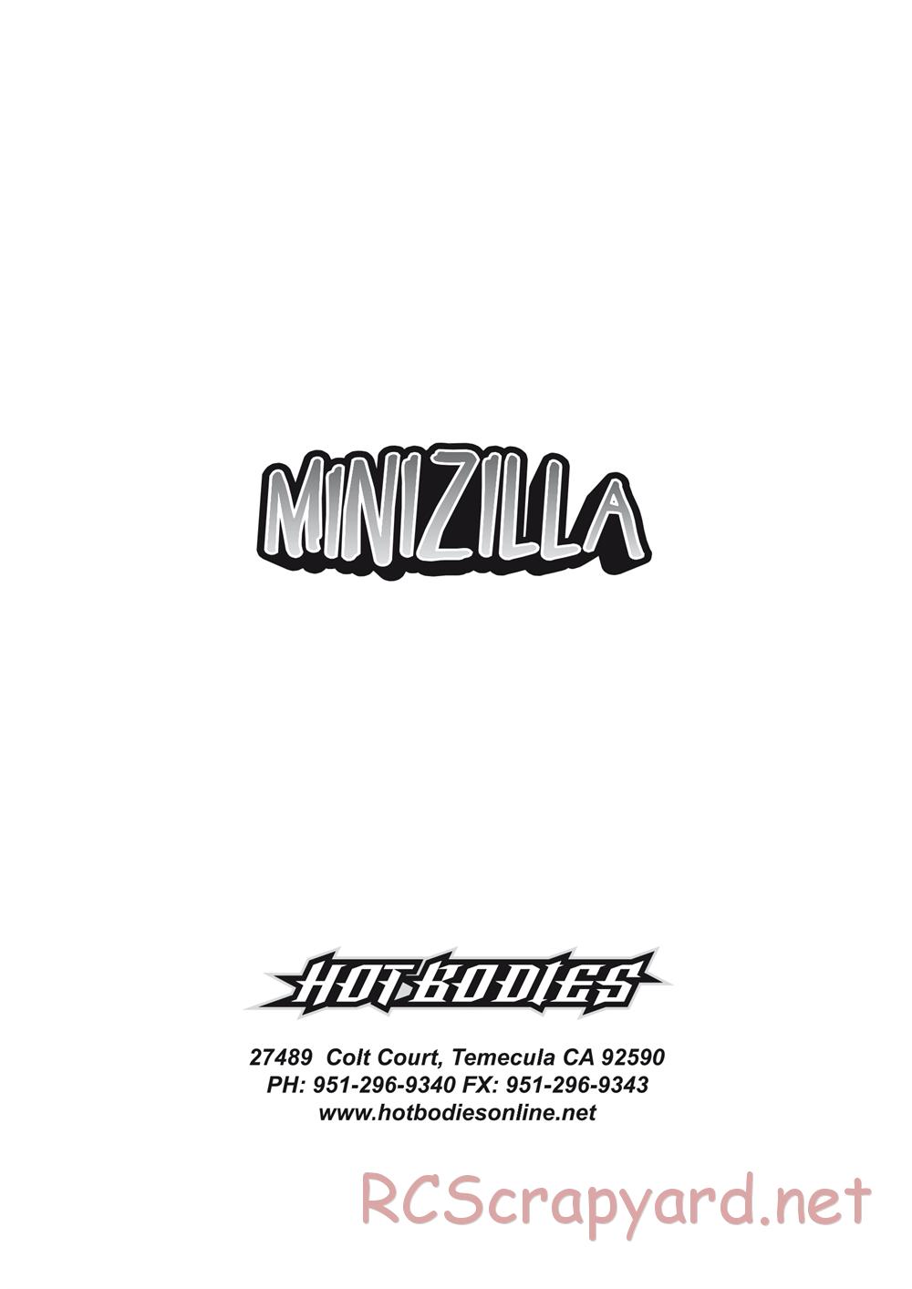 Hot Bodies - Minizilla - Manual - Page 8