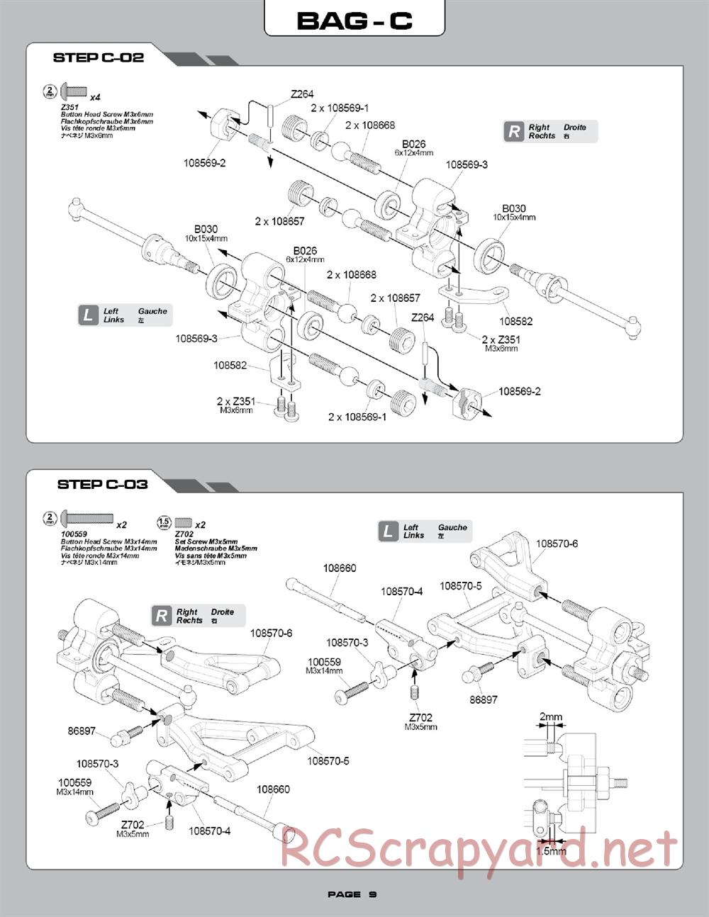 Hot Bodies - R10 Touring Car - Manual - Page 9