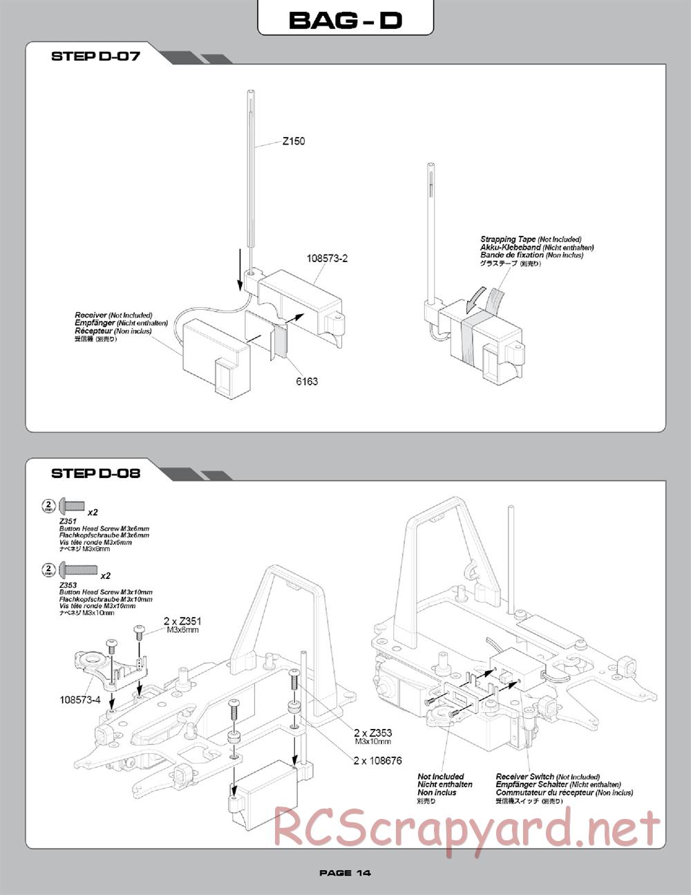 Hot Bodies - R10 Touring Car - Manual - Page 14