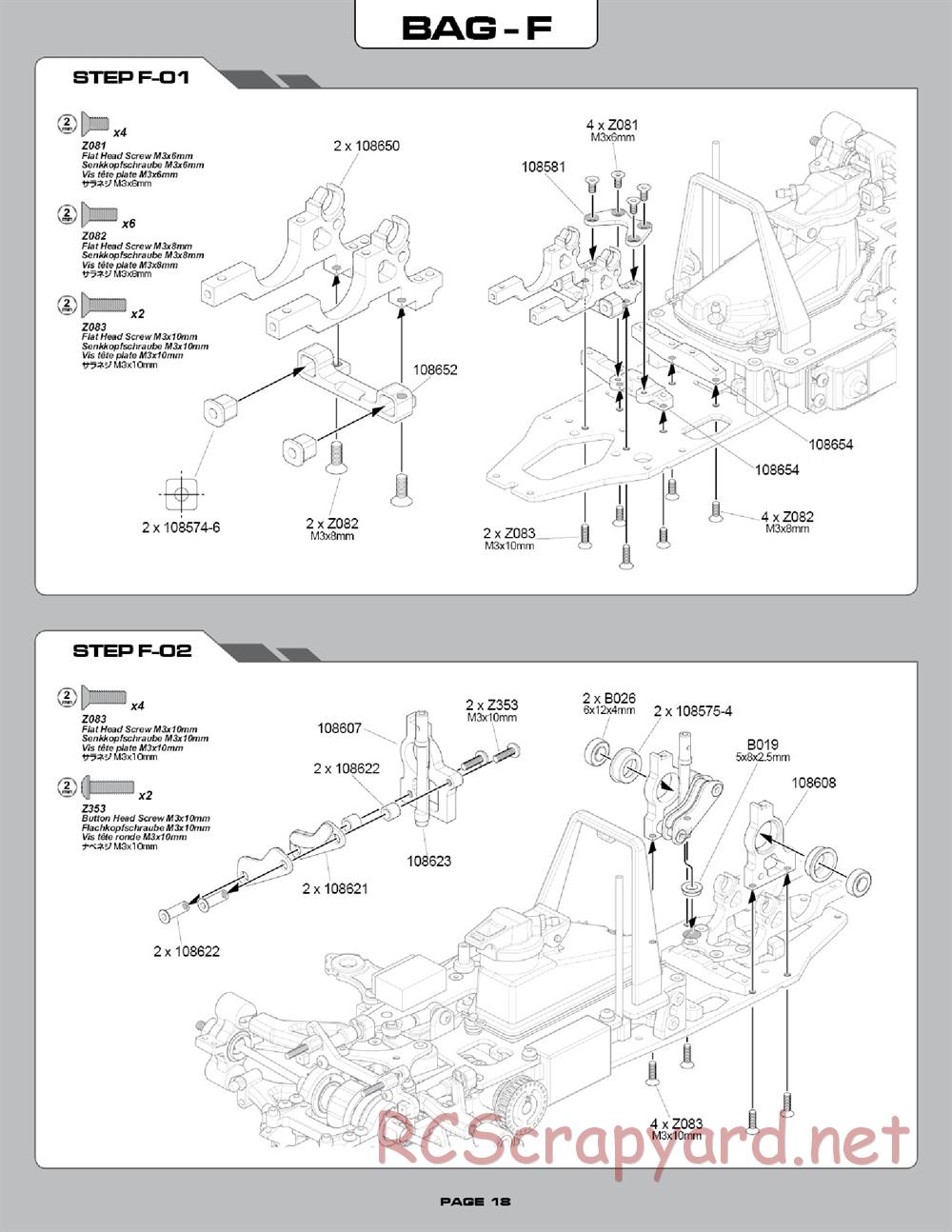 Hot Bodies - R10 Touring Car - Manual - Page 18