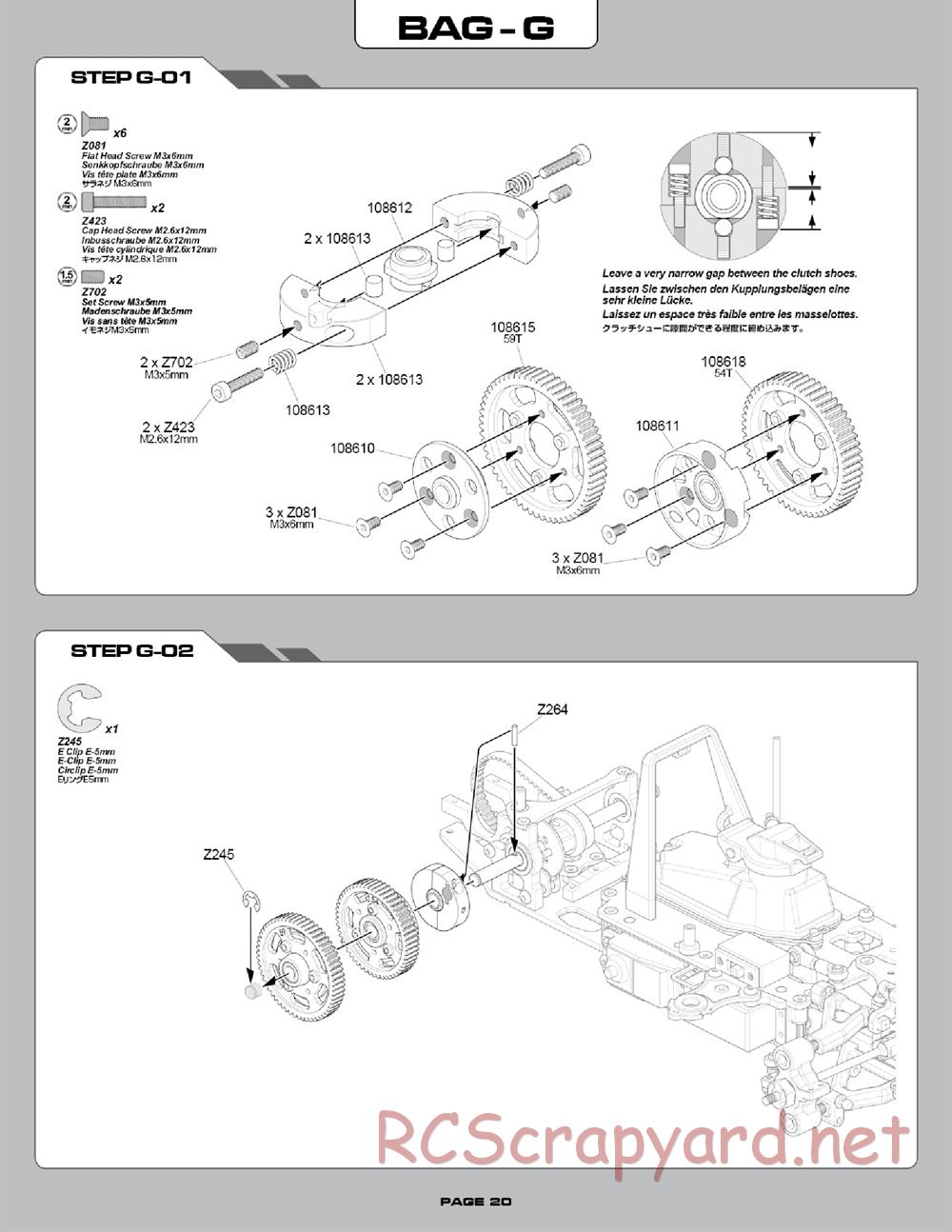 Hot Bodies - R10 Touring Car - Manual - Page 20