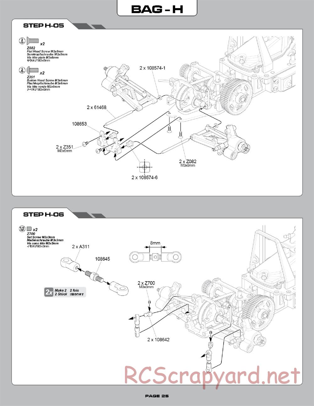Hot Bodies - R10 Touring Car - Manual - Page 25