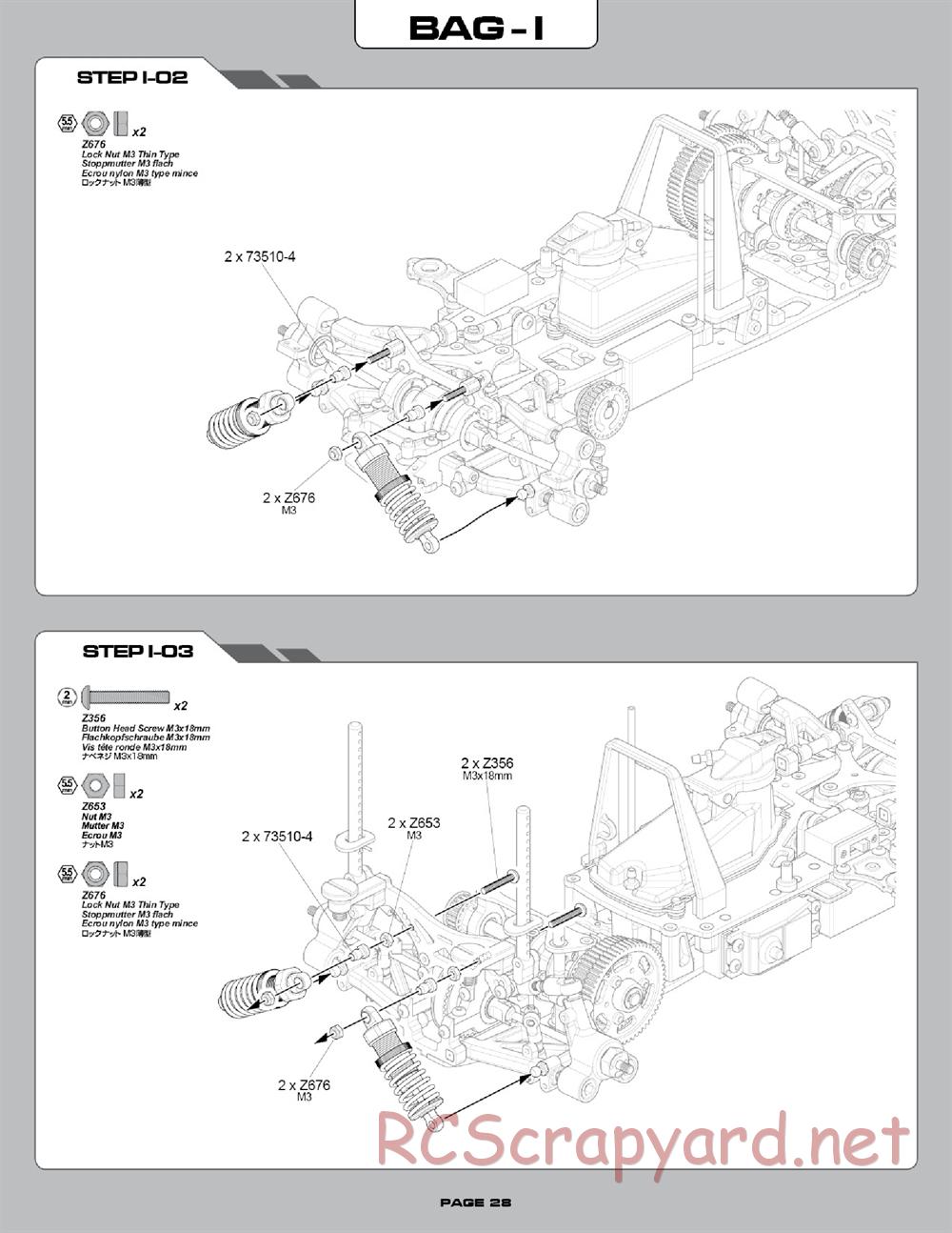 Hot Bodies - R10 Touring Car - Manual - Page 28