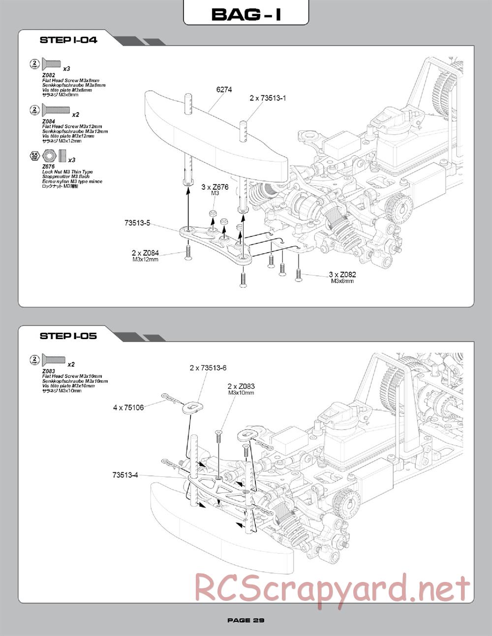 Hot Bodies - R10 Touring Car - Manual - Page 29