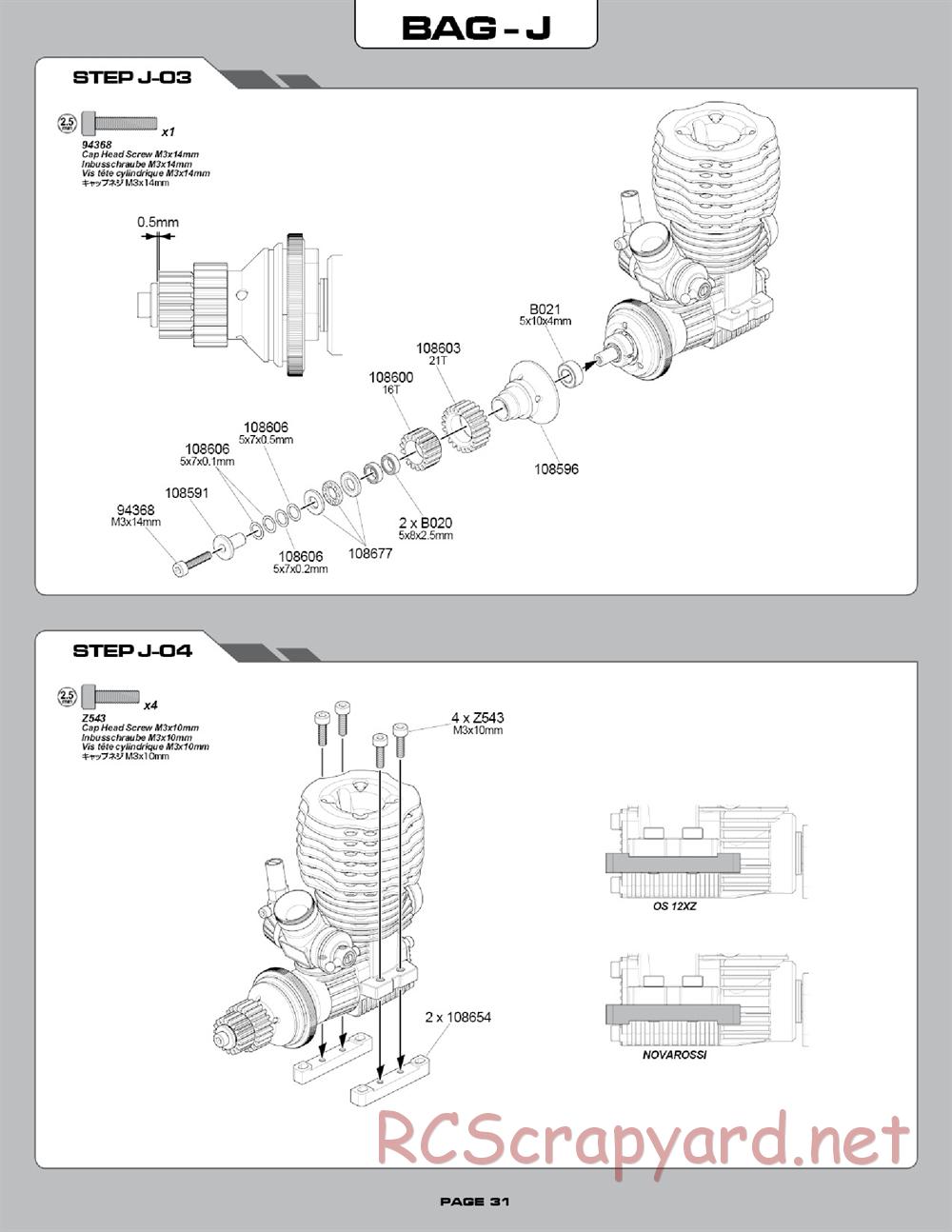 Hot Bodies - R10 Touring Car - Manual - Page 31