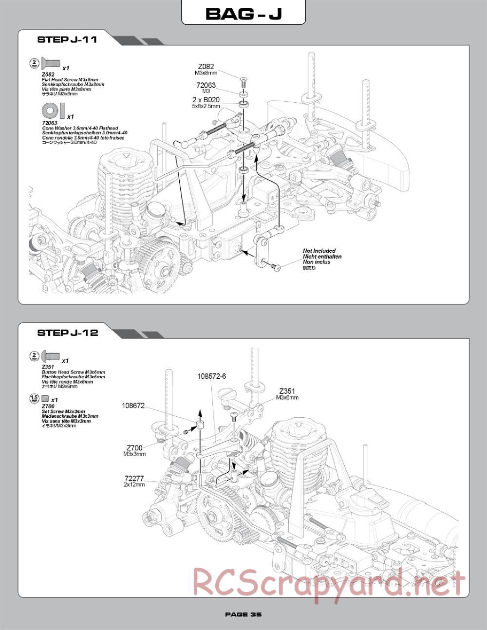 Hot Bodies - R10 Touring Car - Manual - Page 35