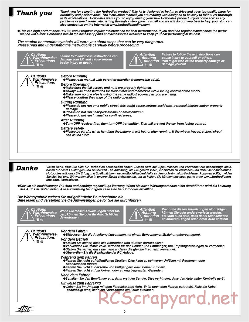 Hot Bodies - TCX - Manual - Page 2