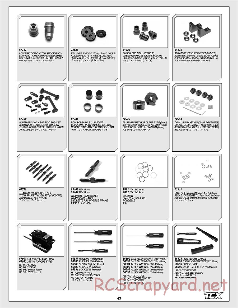 Hot Bodies - TCX - Manual - Page 43