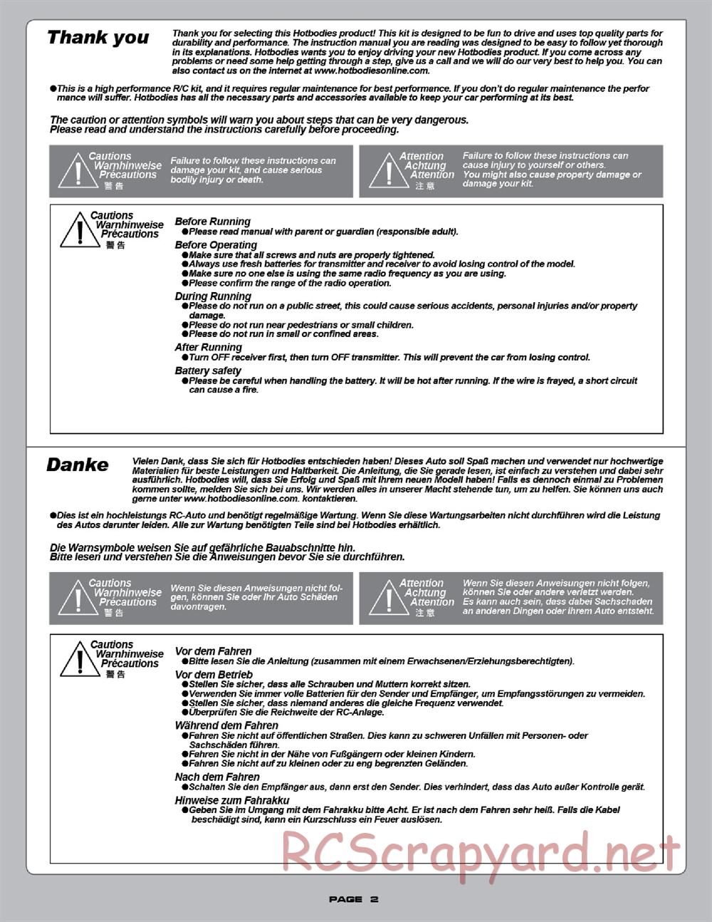 Hot Bodies - TCXX - Manual - Page 2