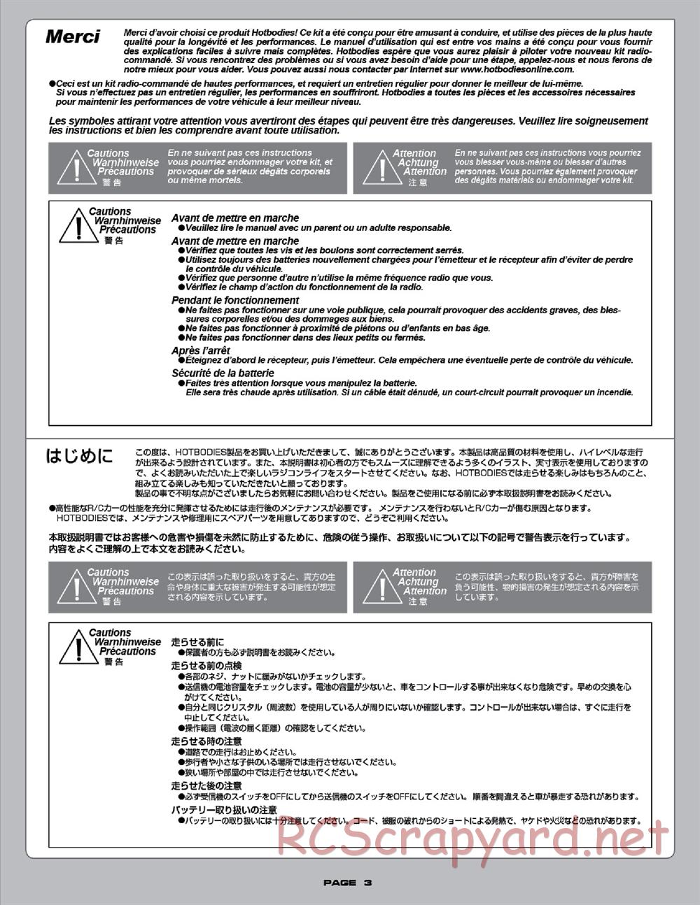 Hot Bodies - TCXX - Manual - Page 3