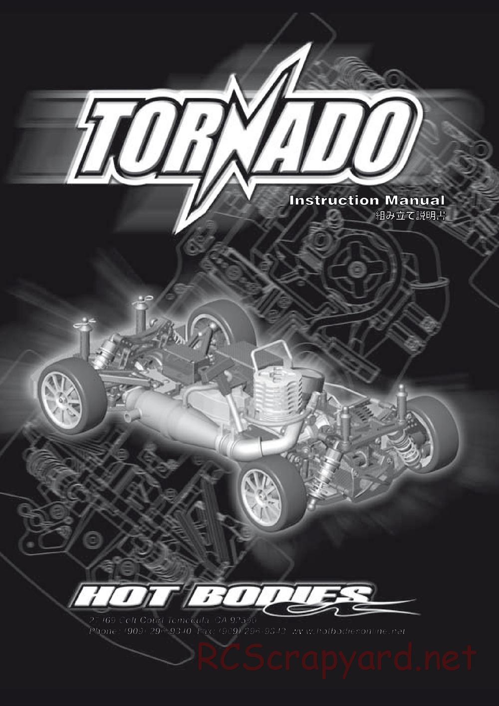 Hot Bodies - Tornado - Manual - Page 1