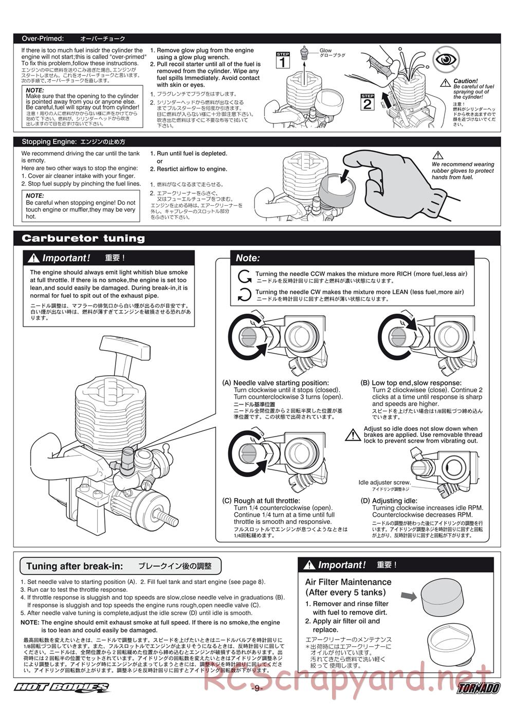 Hot Bodies - Tornado - Manual - Page 9