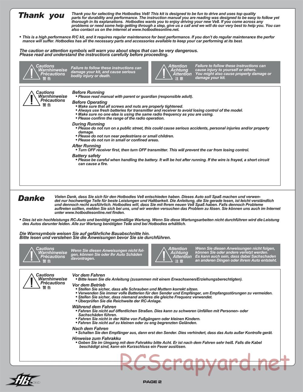 Hot Bodies - Ve8 - Manual - Page 2