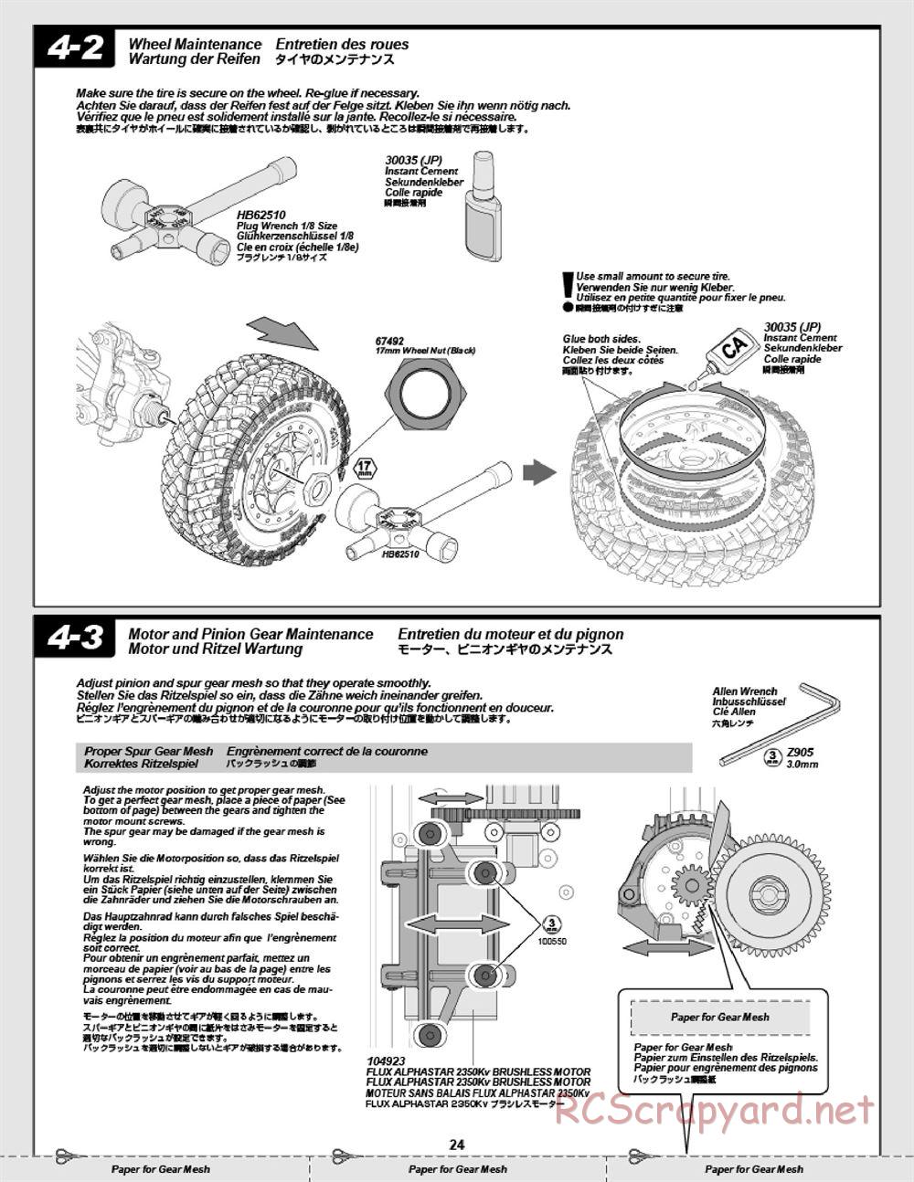 HPI - Apache C1 Flux - Manual - Page 24