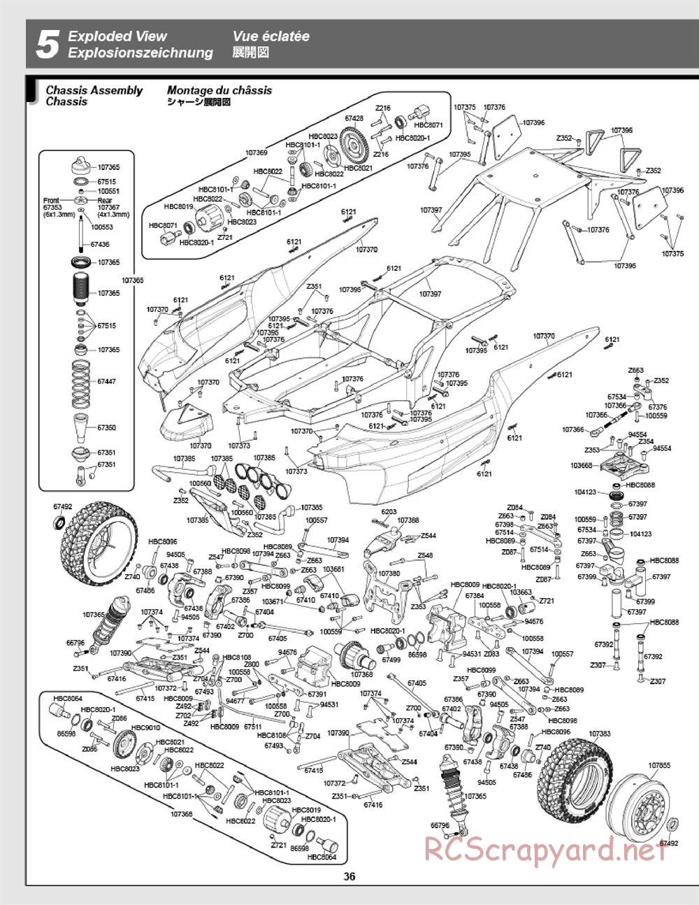 HPI - Apache C1 Flux - Exploded View - Page 36