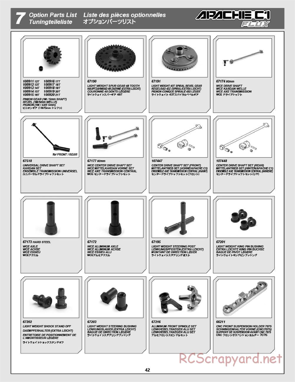 HPI - Apache C1 Flux - Exploded View - Page 42