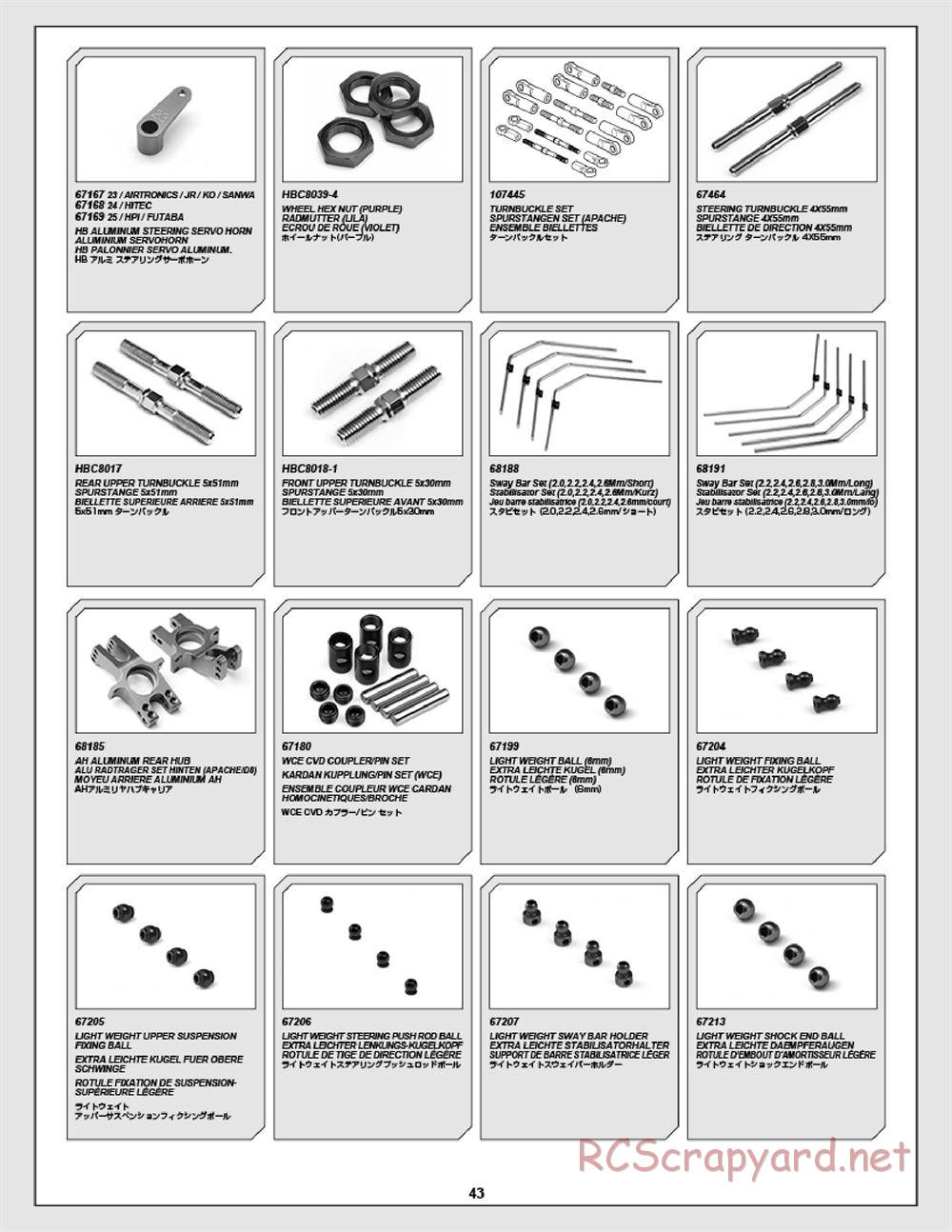 HPI - Apache C1 Flux - Manual - Page 43