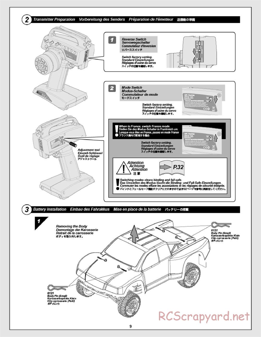 HPI - Apache SC Flux - Manual - Page 9