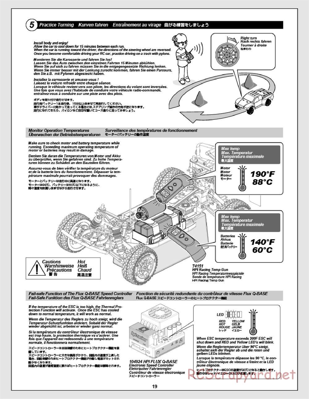 HPI - Apache SC Flux - Manual - Page 19