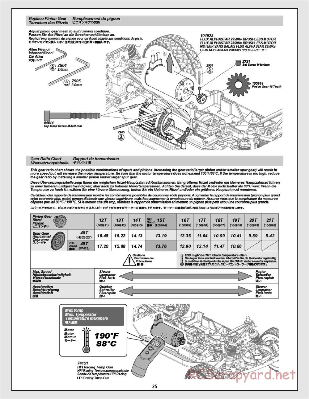 HPI - Apache SC Flux - Manual - Page 25