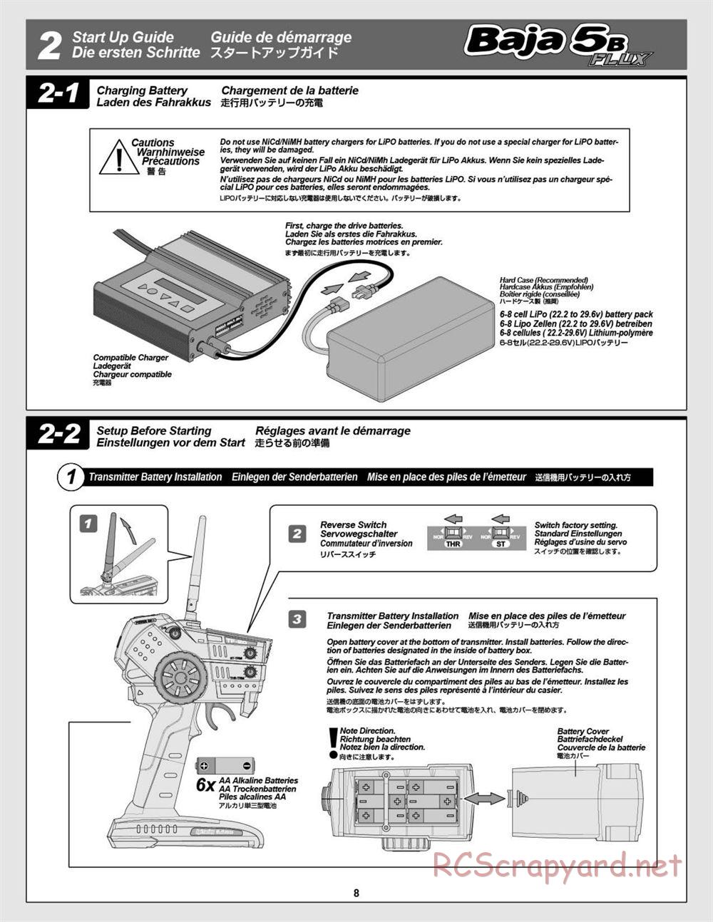 HPI - Baja 5B Flux Buggy - Manual - Page 8