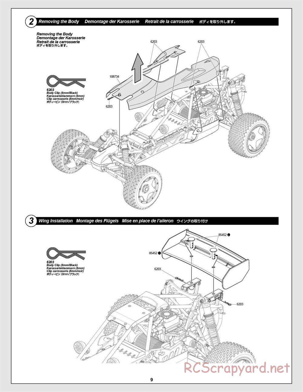 HPI - Baja 5B Flux Buggy - Manual - Page 9
