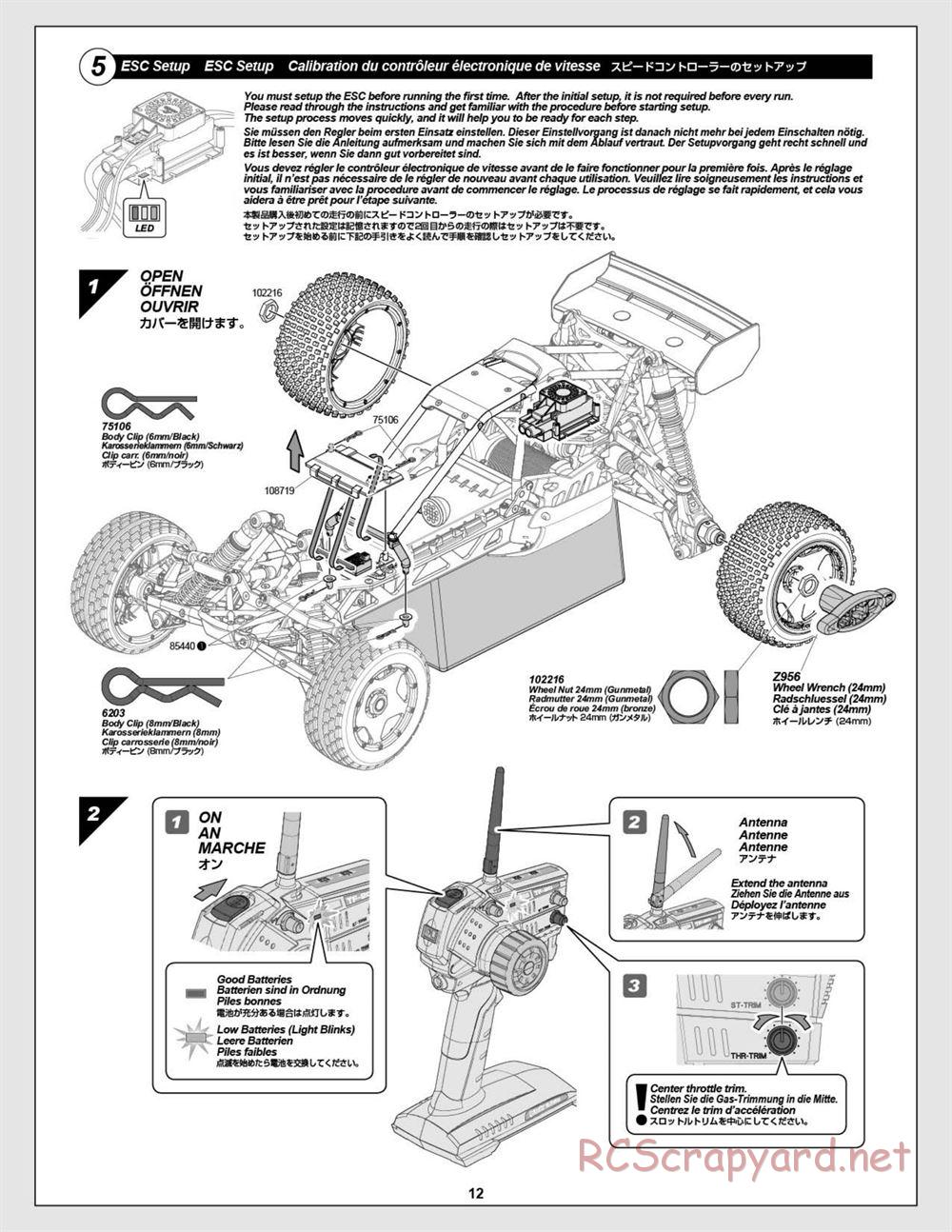 HPI - Baja 5B Flux Buggy - Manual - Page 12