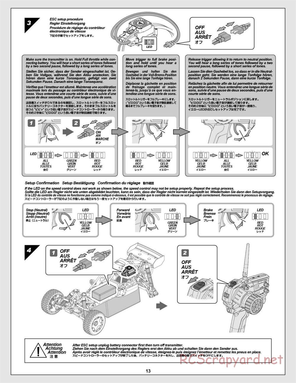 HPI - Baja 5B Flux Buggy - Manual - Page 13