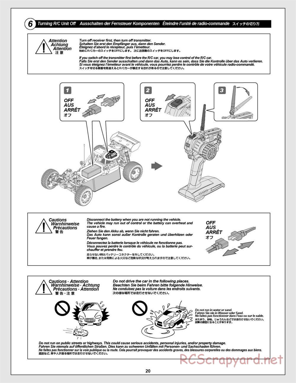 HPI - Baja 5B Flux Buggy - Manual - Page 20