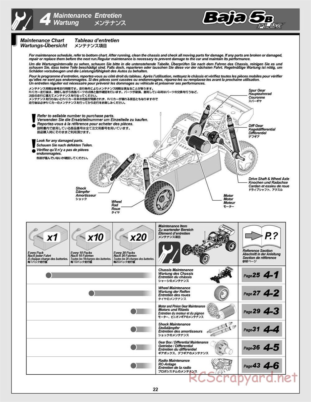 HPI - Baja 5B Flux Buggy - Manual - Page 22