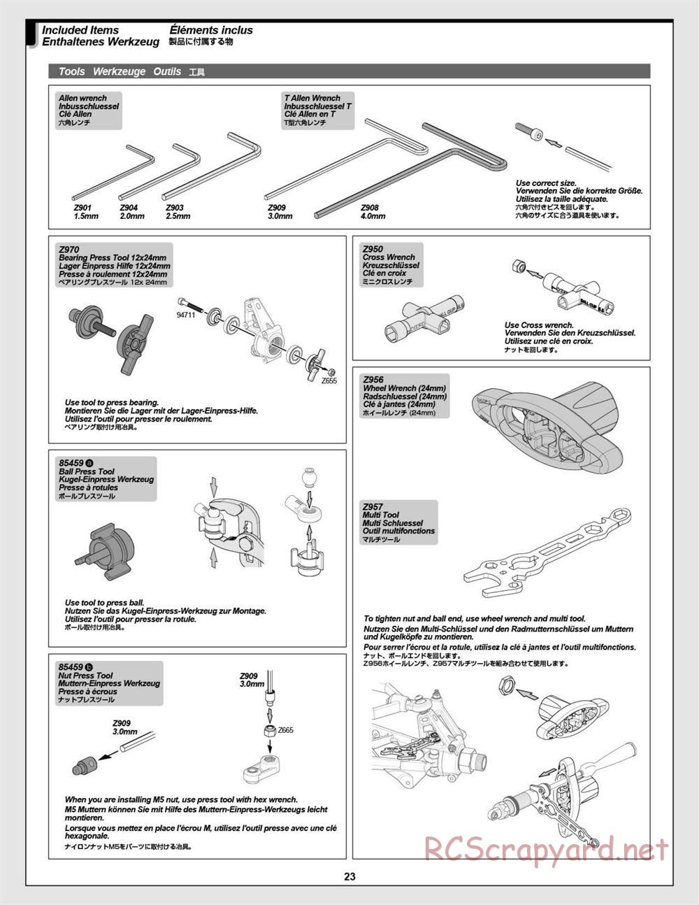 HPI - Baja 5B Flux Buggy - Manual - Page 23