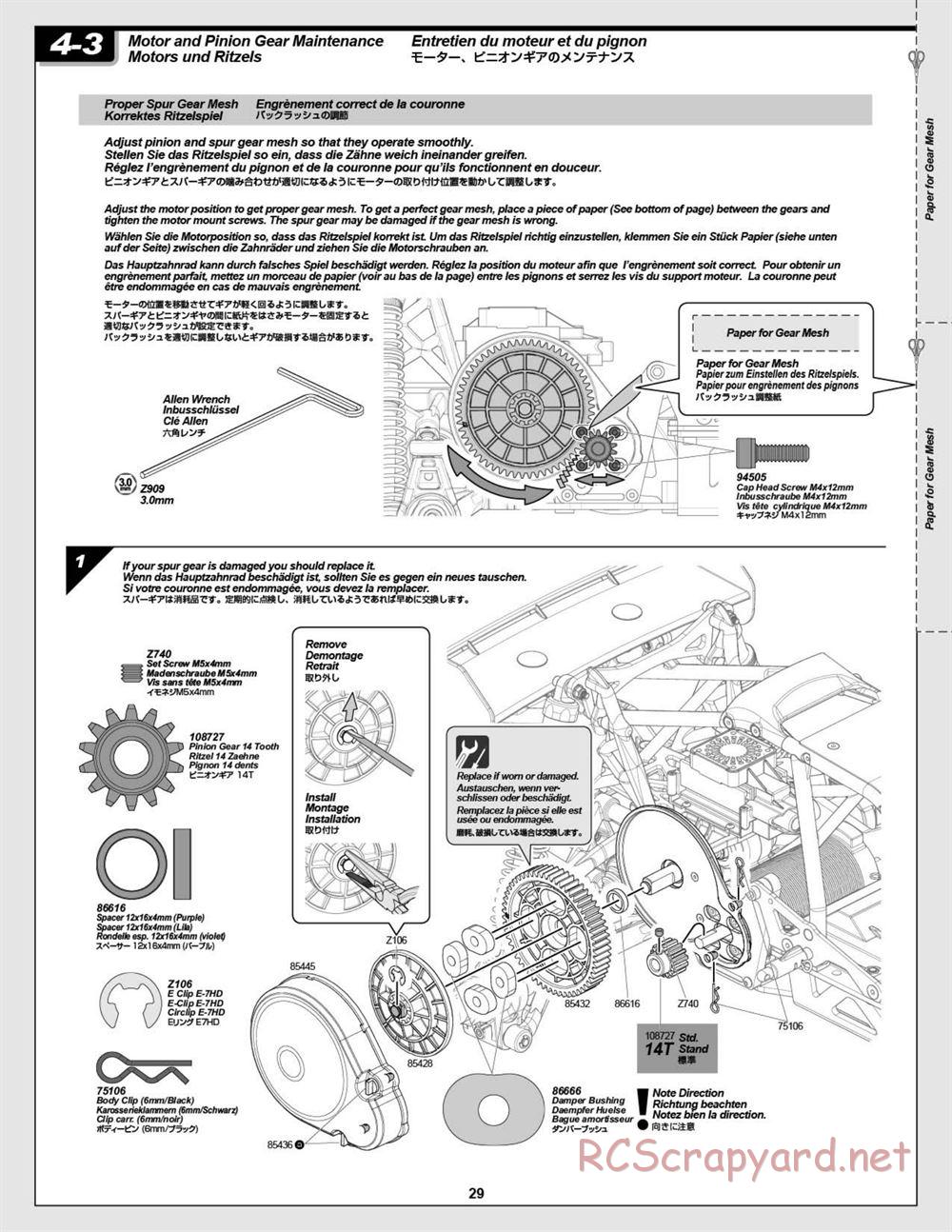 HPI - Baja 5B Flux Buggy - Manual - Page 29