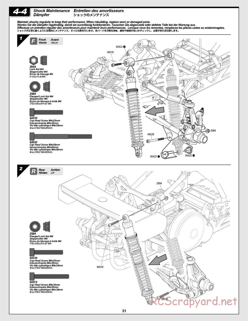 HPI - Baja 5B Flux Buggy - Manual - Page 31