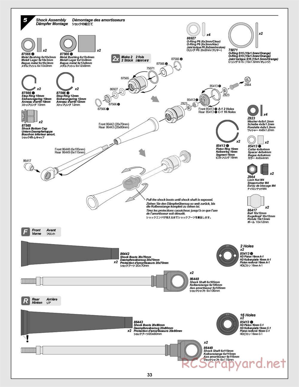 HPI - Baja 5B Flux Buggy - Manual - Page 33