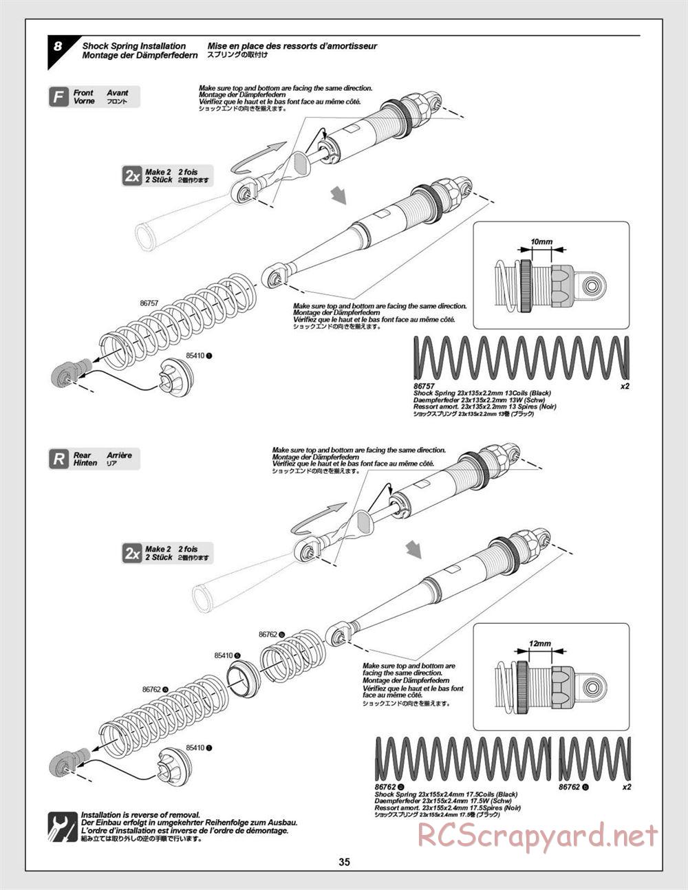 HPI - Baja 5B Flux Buggy - Manual - Page 35