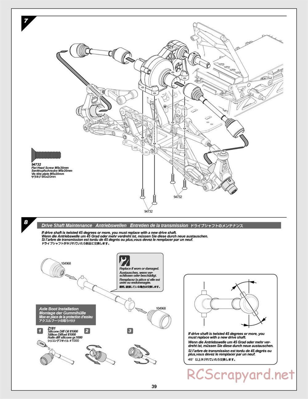 HPI - Baja 5B Flux Buggy - Manual - Page 39