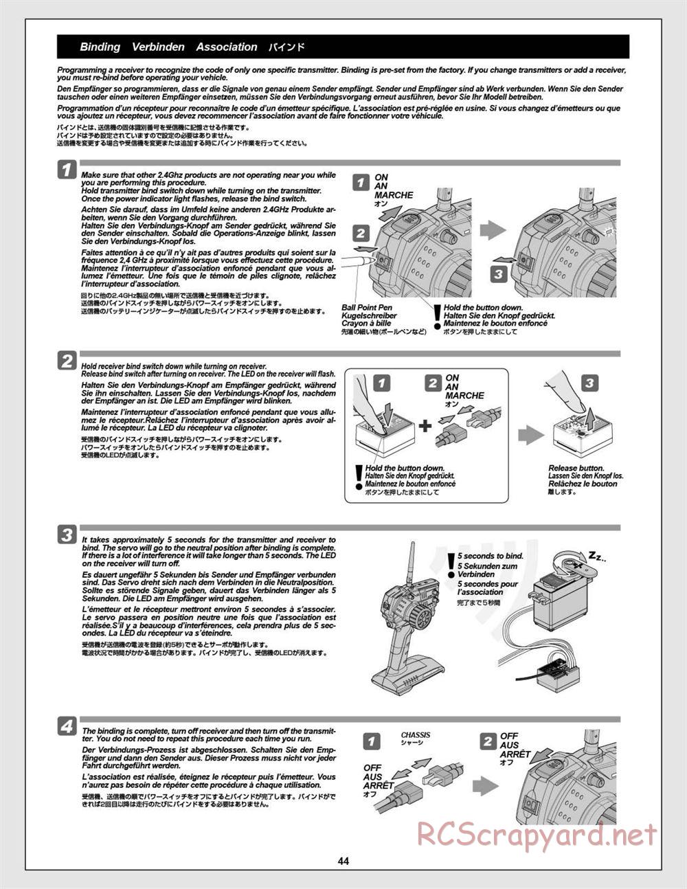 HPI - Baja 5B Flux Buggy - Manual - Page 44