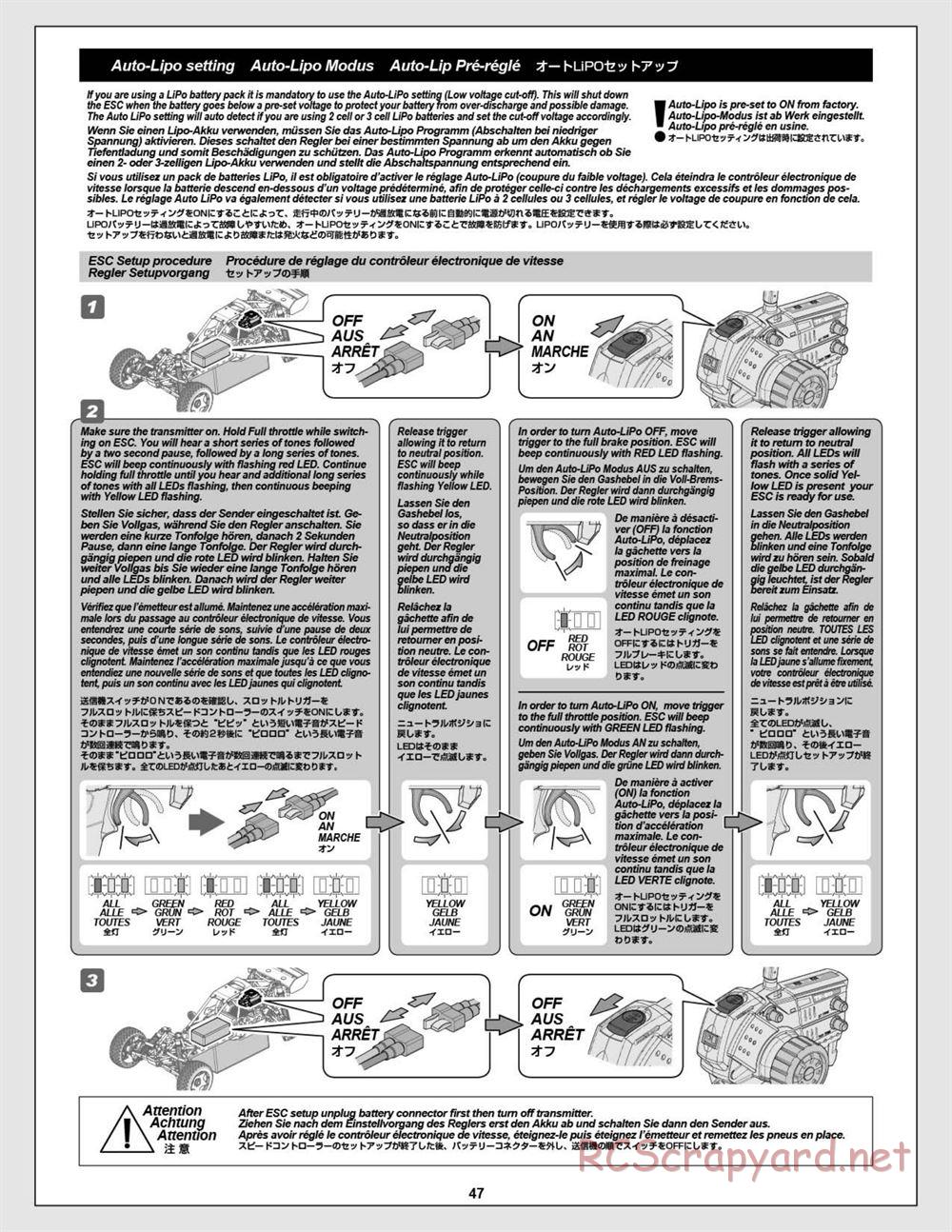 HPI - Baja 5B Flux Buggy - Manual - Page 47