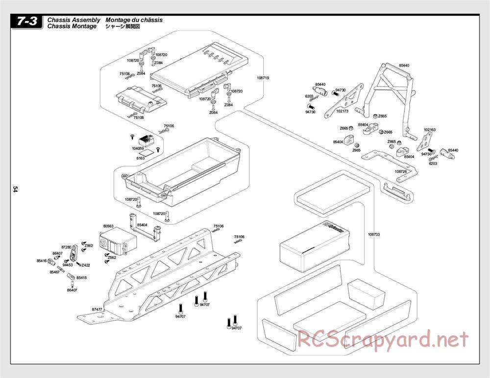HPI - Baja 5B Flux Buggy - Exploded View - Page 54