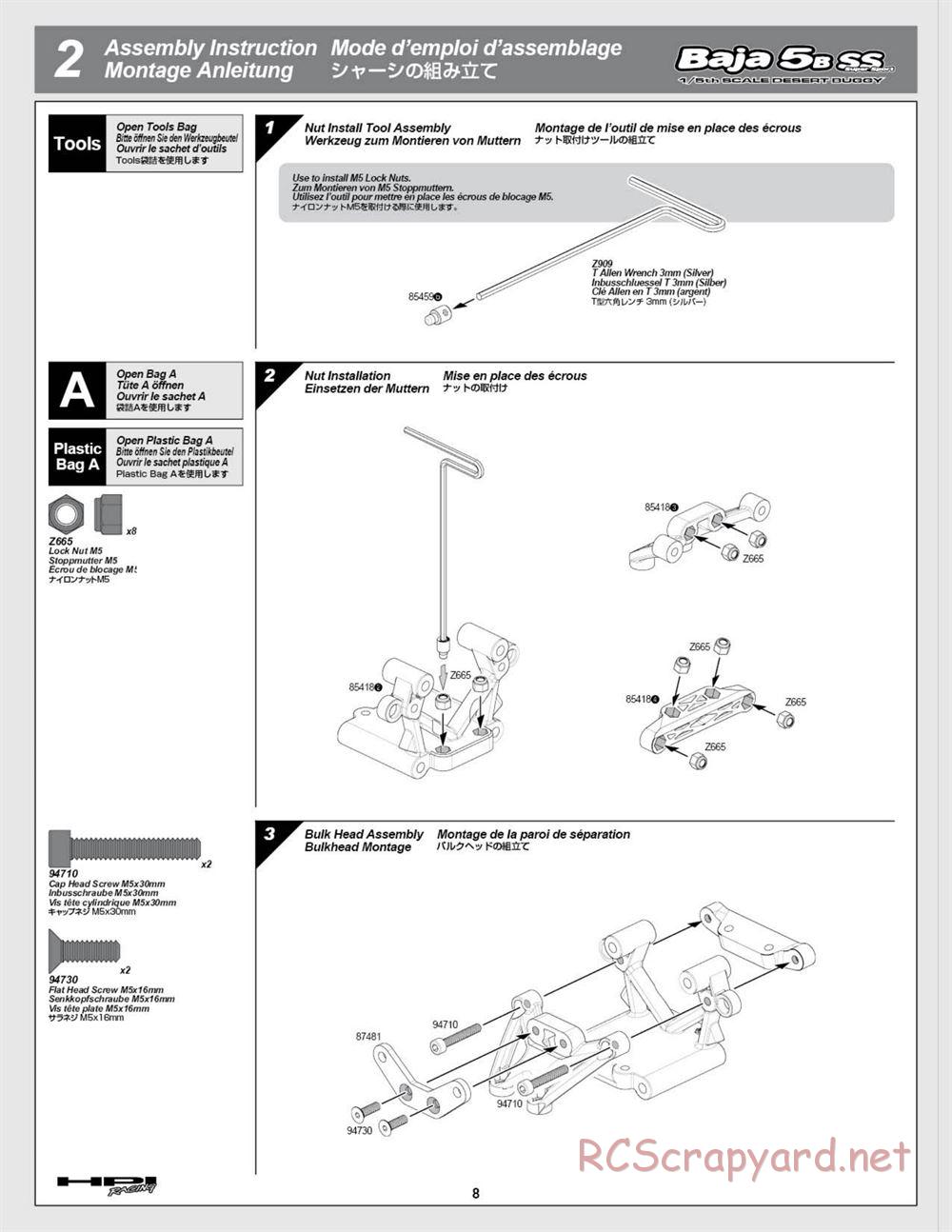 HPI - Baja 5b SS - Manual - Page 8