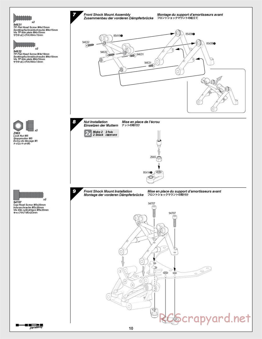 HPI - Baja 5b SS - Manual - Page 10