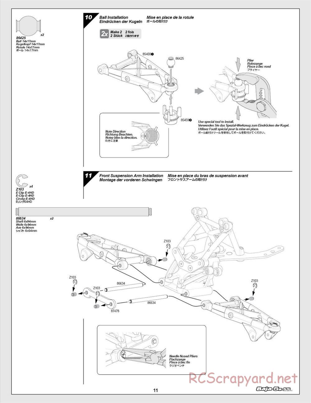 HPI - Baja 5b SS - Manual - Page 11