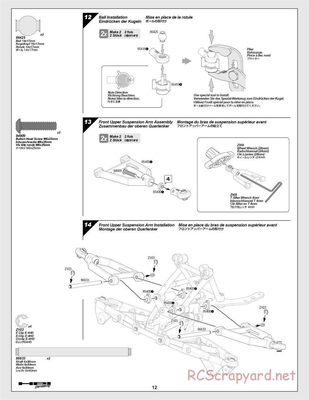 HPI - Baja 5b SS - Manual - Page 12