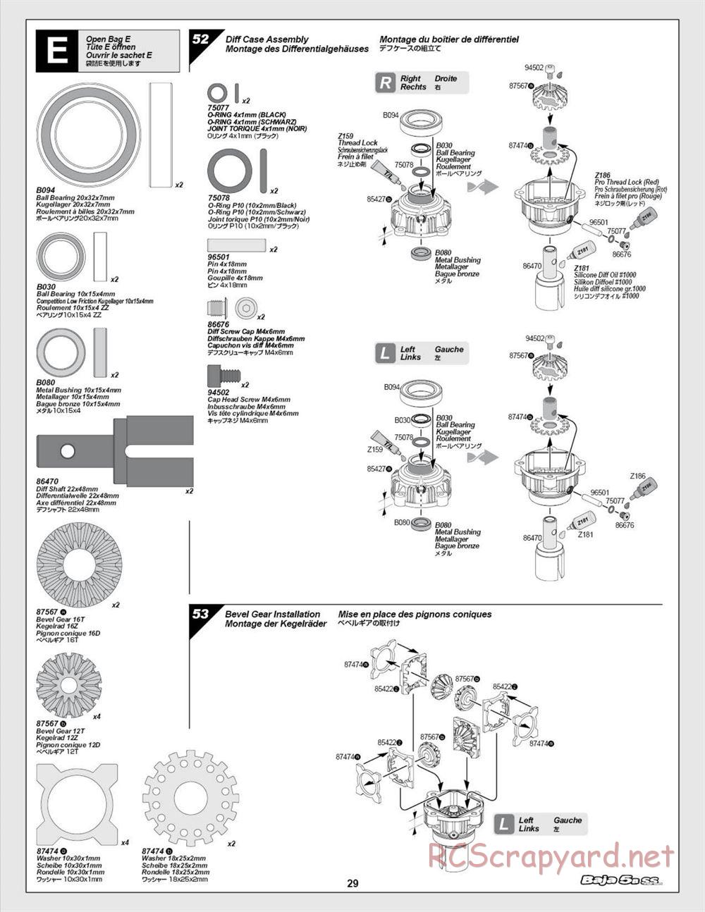 HPI - Baja 5b SS - Manual - Page 29