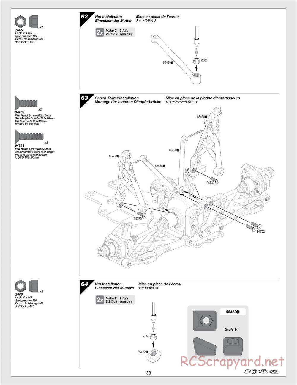 HPI - Baja 5b SS - Manual - Page 33