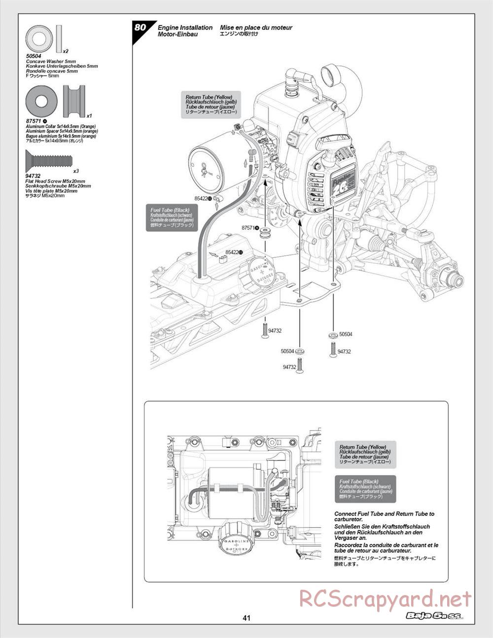 HPI - Baja 5b SS - Manual - Page 41