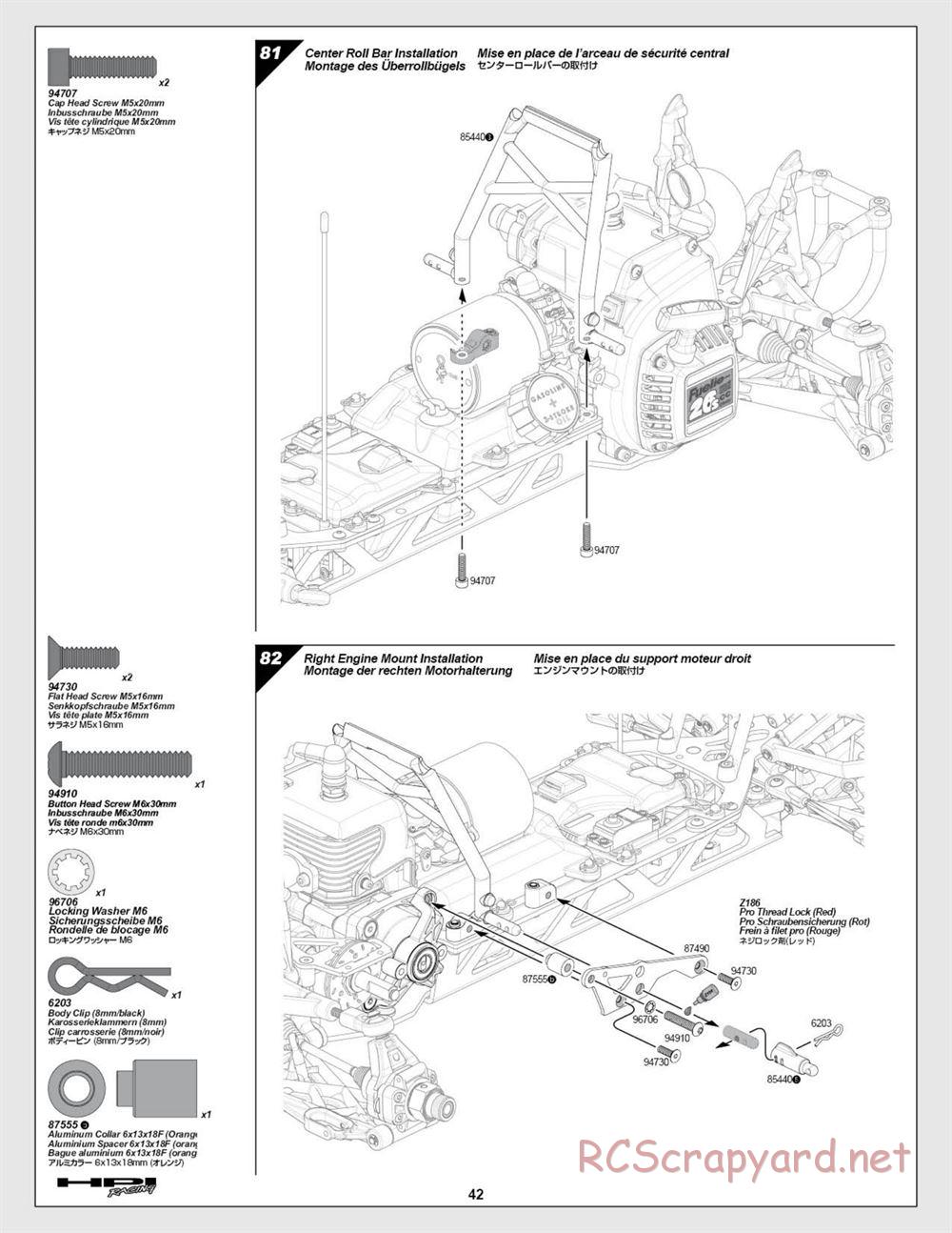HPI - Baja 5b SS - Manual - Page 42